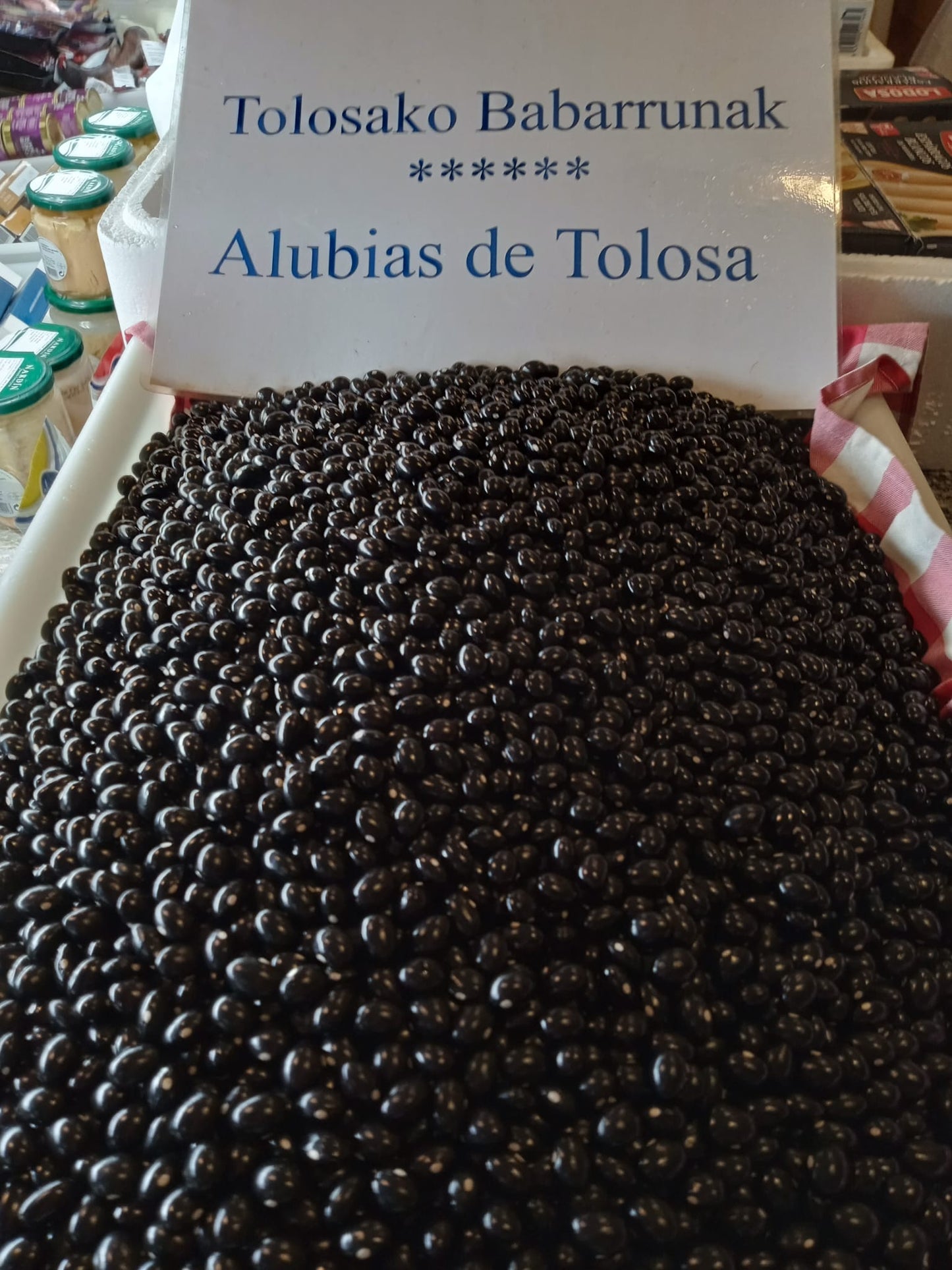 Alubias de Tolosa a granel. 1 kg